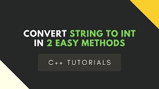 2 Easy Methods of Converting String to Integer in C [upl. by Yaakov]