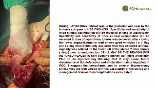 MANAGEMENT OF RETAINED PLACENTA DURING LSCS DUE TO POSTEIOR WALL OF THE UTERUS NEAR THE ISTHAMUS [upl. by Alisander]