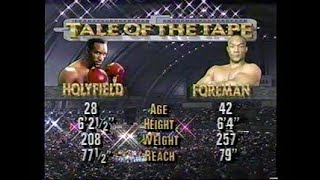 Evander Holyfield vs George Foreman [upl. by Aetnahs]