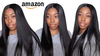 BEGINNER FRIENDLY EVERYDAY WIG  WEAR amp GO 6X4 PRE PLUCKED PRE CUT LACE STRAIGHT WIG  FACMOOD HAIR [upl. by Nikolaus430]