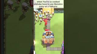 Only Ever Done This In Panic 😭 CR shorts clashroyale crshorts [upl. by Ellekram]