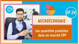 CAFE ECO  Microéconomie S2 EP24 Les quantités produites dans un marché CPP Darija [upl. by Ydnik408]