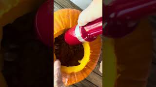 Use emulsifier to clean out pumpkinpumpkincarving emulsifier spooky halloween [upl. by Sisely556]