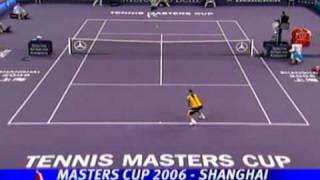 Roger Federer vs Rafael Nadal  Shanghai TMC 2006 Highlights [upl. by Anelehs]