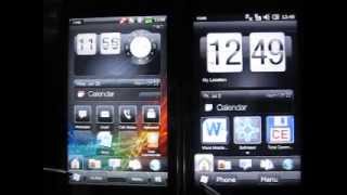 HTC Touch Pro 2Tilt 2Rhodium Energy ROM vs Illuminati ROM [upl. by Annaiel748]