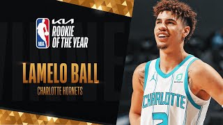 LaMelo Ball Wins KIAROY Rookie of The Year  202021 NBA Season [upl. by Ettereve244]