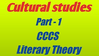 Cultural studies Explained In Malayalam Part 1 Literary Theory [upl. by Aiblis405]