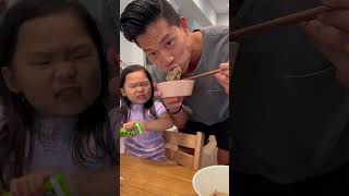 Sarang tricks APPA into eating a bowl full of wasabi noodles 😂🤣 [upl. by Shantha]