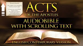 Holy Bible ACTS OF THE APOSTLES  Contemporary English FULL With Text [upl. by Enairda]