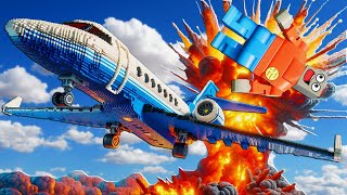 This INSANE Server is Dedicated to PLANE CRASH SURVIVAL in Brick Rigs Multiplayer [upl. by Ardith198]