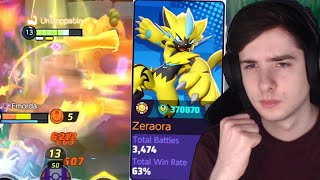 Can Buffed MACHAMP beat this 63 Win Rate ZERAORA Main  Pokemon Unite [upl. by Achorn419]