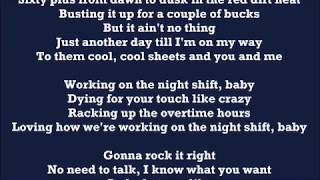 Night Shift  Jon Pardi Lyrics [upl. by Cheryl688]