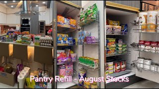 PANTRY REFILL  AUGUST STOCKS  Modern Nanay [upl. by Crandall]