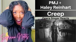 Opera Singer Reacts to Post Modern Jukebox feat Haley Reinhart Creep  MASTERCLASS [upl. by Bushore]