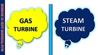 GAS TURBINE AND STEAM TURBINE COMPARISION [upl. by Notneb]