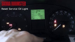 Skoda Roomster Reset Service Oil Light [upl. by Neidhardt]