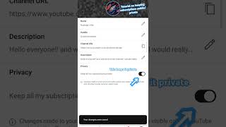 Tutorial on how to keep subscriptions publicprivate [upl. by Etnwahs]