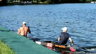 Cooke Dam Portage Compilation 2017 AuSable Canoe Marathon Top Ten Teams [upl. by Iaht]