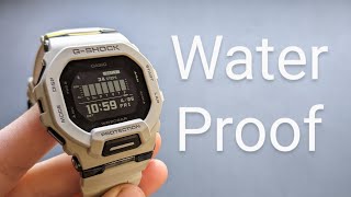 Is Casio GBD200 GShock Waterproof Can you Swim amp Dive with it [upl. by Annayrb762]