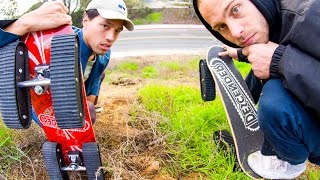 TANK TRACKS SKATEBOARD WHEELS The Ultimate Offroad Skateboard [upl. by Allimac174]