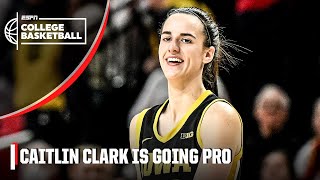 🚨 Caitlin Clark announces intent to go pro 🚨 FULL REACTION from PTI amp SportsCenter [upl. by Blakelee]