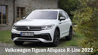 2022 VW Tiguan SE RLine ALLSPACE  Full Features Review amp POV Test Drive [upl. by Collar]