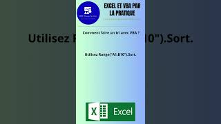 Comment faire un tri avec VBA [upl. by Meli]