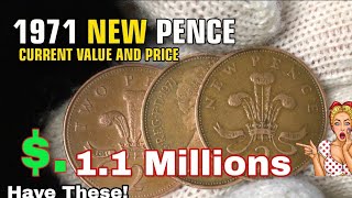 🔴Top 4 ULTRA UK 2 New Pence RARE 2 Pence Coins Worth a Lot of money Coins worth money [upl. by Norrad549]