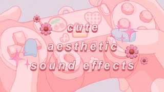 cute  soft aesthetic sound effects pack 2021 no copyright [upl. by Sula845]