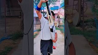 ELEVAR Gully Cricket Scoop Bat Review And Test shorts cricket bat [upl. by Ainahs]