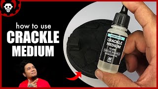 HOW to use the Vallejo CRACKLE Medium the right way  2021  Vallejo Color [upl. by Yenettirb]