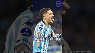 El gol de Juanfer Quintero para Racing contra Corinthians 😱 [upl. by Hacissej]