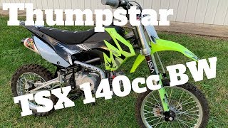 Thumpstar TSX 140cc BW  We Take a Closer Look and Start Up [upl. by Ayokahs]