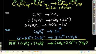 Chem102 Balancing Redox Reactions [upl. by Guadalupe]