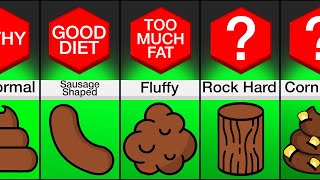 Comparison What Your Poop Says About Your Health [upl. by Halladba474]