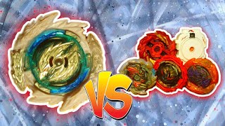 LODINS TEST quotLODINquot GUILTY LONGINUS VS 5 BEYS BEYBLADE BURST BU BURST ULTIMATE SURVIVAL BATTLE [upl. by Malloch]