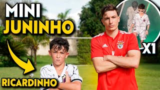 TREINO COM A NOVA PROMESSA DO X1 MINI JUNINHO RICARDINHO [upl. by Iinden]