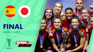 RESUMEN  ESPAÑA 31 JAPÓN FINAL DEL MUNDIAL FEMENINO SUB20 [upl. by Thalassa579]