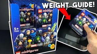 LEGO Marvel Series 2 CMF Blind Boxes WEIGHT GUIDE amp FULL CASE OPENING Get Them All [upl. by Adria]