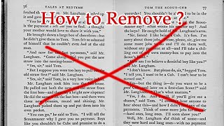 How to Remove Pen marks from the paper or documents in Photoshop [upl. by Adnarram800]