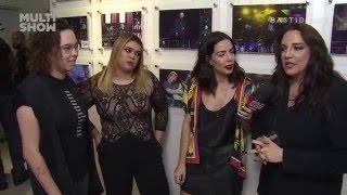 Ana Carolina Maria Gadu e Preta Gil em entrevista para Bastidores do Multishow [upl. by Aicirpac]