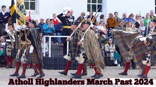 Atholl Highlanders March Past 2024 [upl. by Olia755]