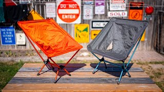 The Best Chair For Backpacking Rei Flexlite Air VS Helinox Chair Zero [upl. by Radman810]