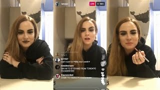 Joanna JoJo Levesque  Instagram Live Stream  23 April 2017 [upl. by Tedi]