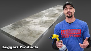 Easy Exotic White Marble Technique For Existing Countertops [upl. by Imena]