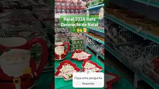 LOUÇAS NATALINAS 🎄🧑‍🎄✨2024 MESA POSTA DE NATAL 🎄shortsnata2024natal [upl. by Nessie]