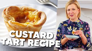 Anna Olson Makes Portuguese Custard Tarts  Food Travel Diaries [upl. by Nodnart418]