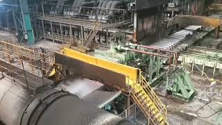 hot rolled steel plates production from slab castering [upl. by Downey914]