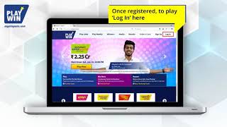 How to Register on Playwin website amp mobile app [upl. by Dennison]