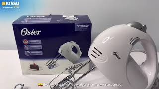 BATIDORA DE MANO OSTER 5 VELOCIDADES BLANCA 240 WATTS MANGO Y DISEÑO ERGONOMICO [upl. by Edelson]